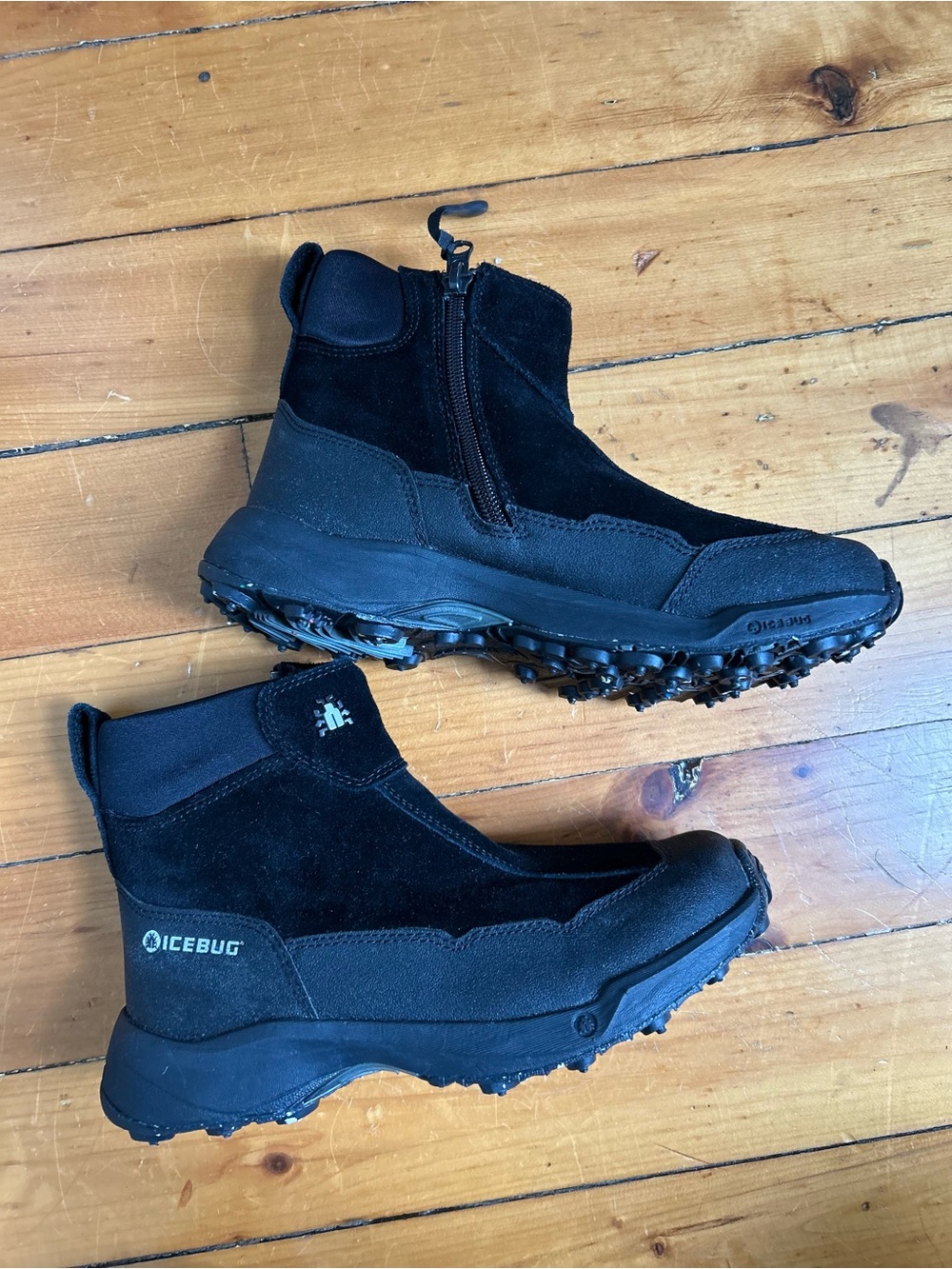 Icebug Metro2 BUGrip studded winter boots in black 6